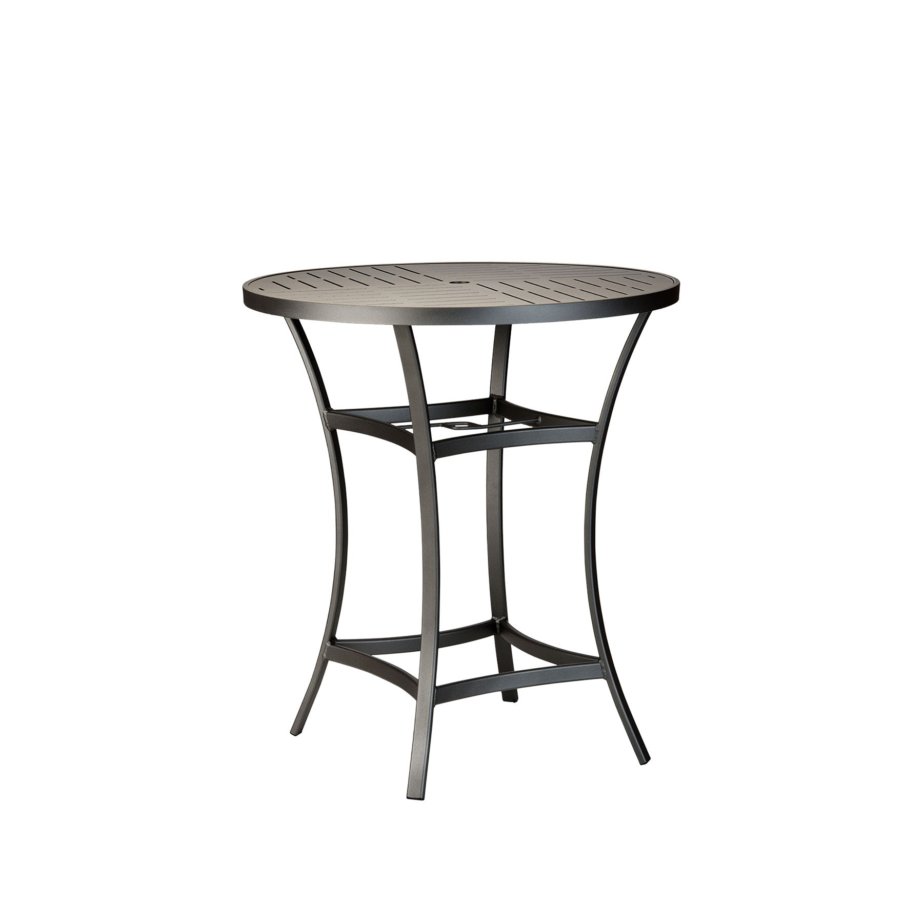 36″ Round Aluminum Top Bar Table