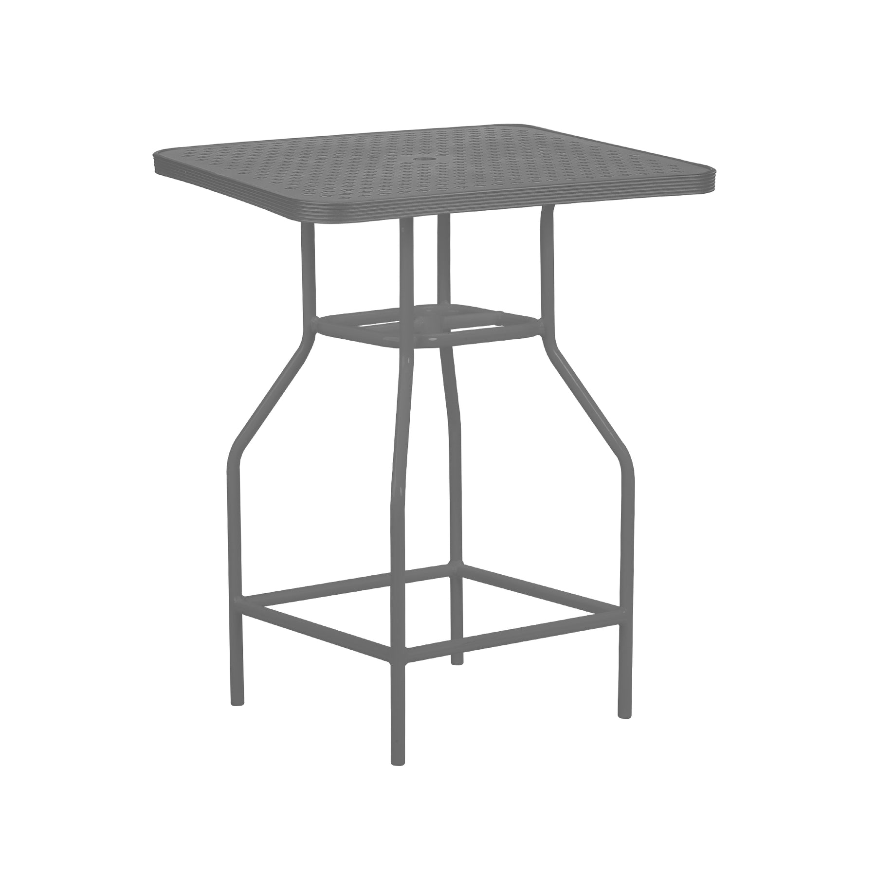 36″ Square Top Aluminum Bar Table