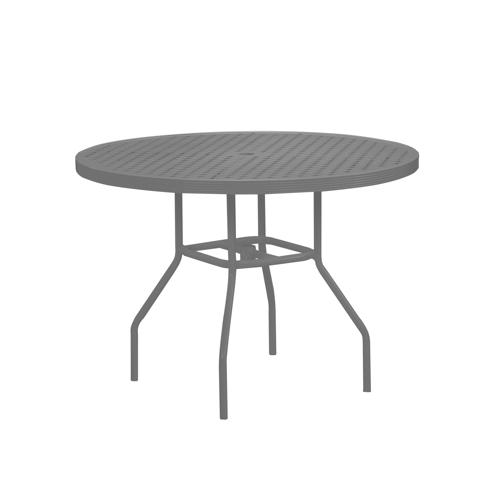 42″ Round Top Aluminum Dining Table