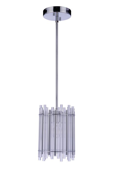 Reveal 1 Light Pendant in Chrome
