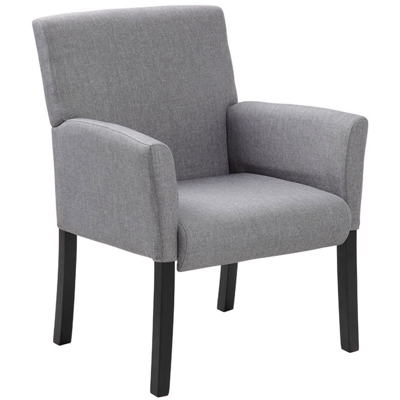 Boss Box Arm guest, accent or dining chair W/Black Base