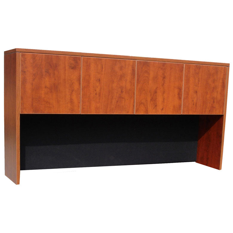 Boss Hutch With Doors, Cherry 71*15*36