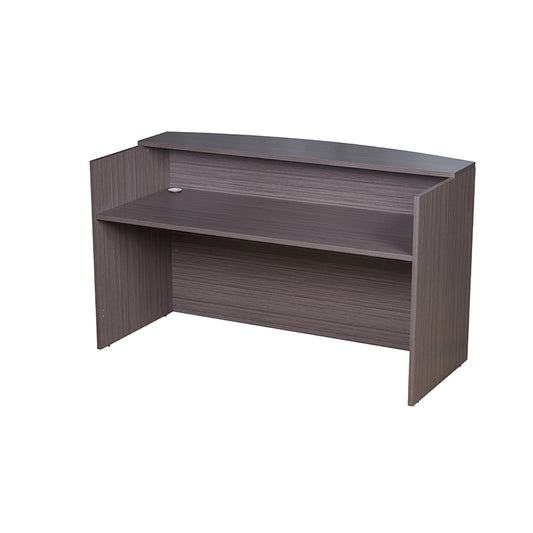 Boss Reception Desk, Driftwood