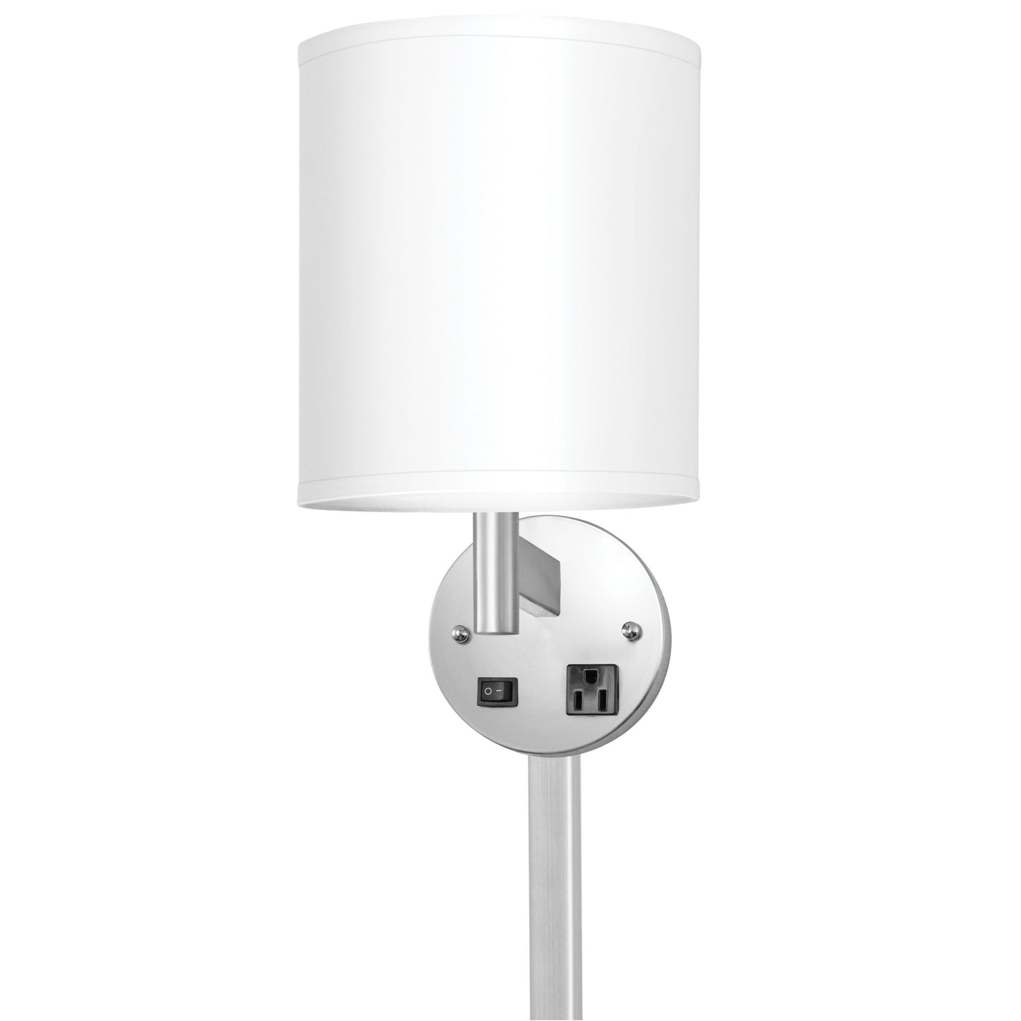 Corbel Single Wall Lamp with 1 Outlet