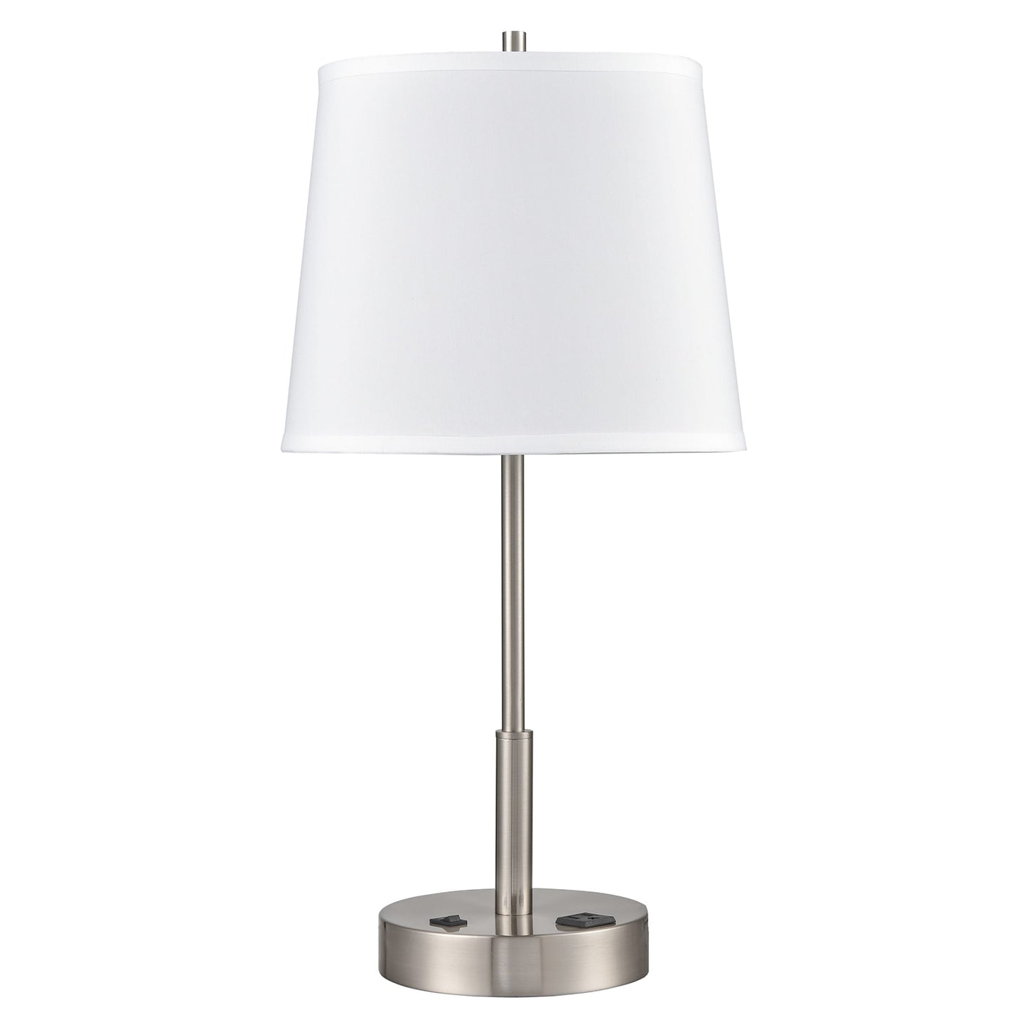 Englewood Single Table Lamp with 1 Outlet