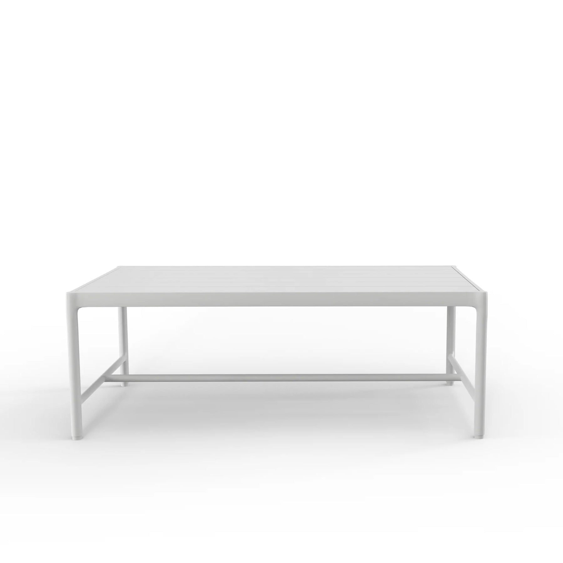 Pebble Rectangular All Aluminum Coffee Table