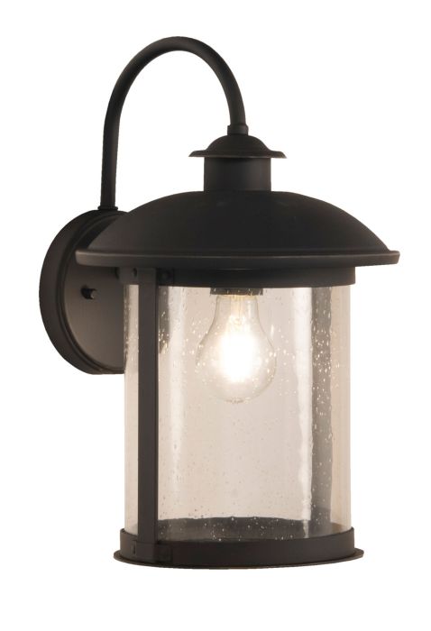O'Fallon 1 Light Medium Outdoor Wall Mount in Dark Bronze Gilded