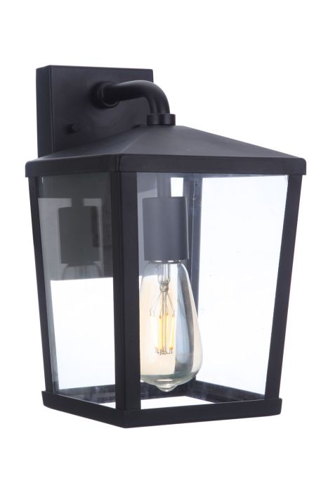 Olsen 1 Light Small Outdoor Wall Mount in Midnight