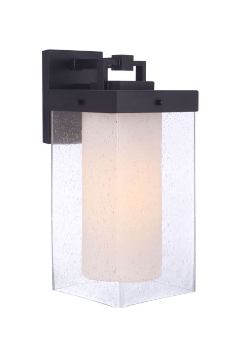 Hayner 1 Light Small Outdoor Wall Mount in Midnight