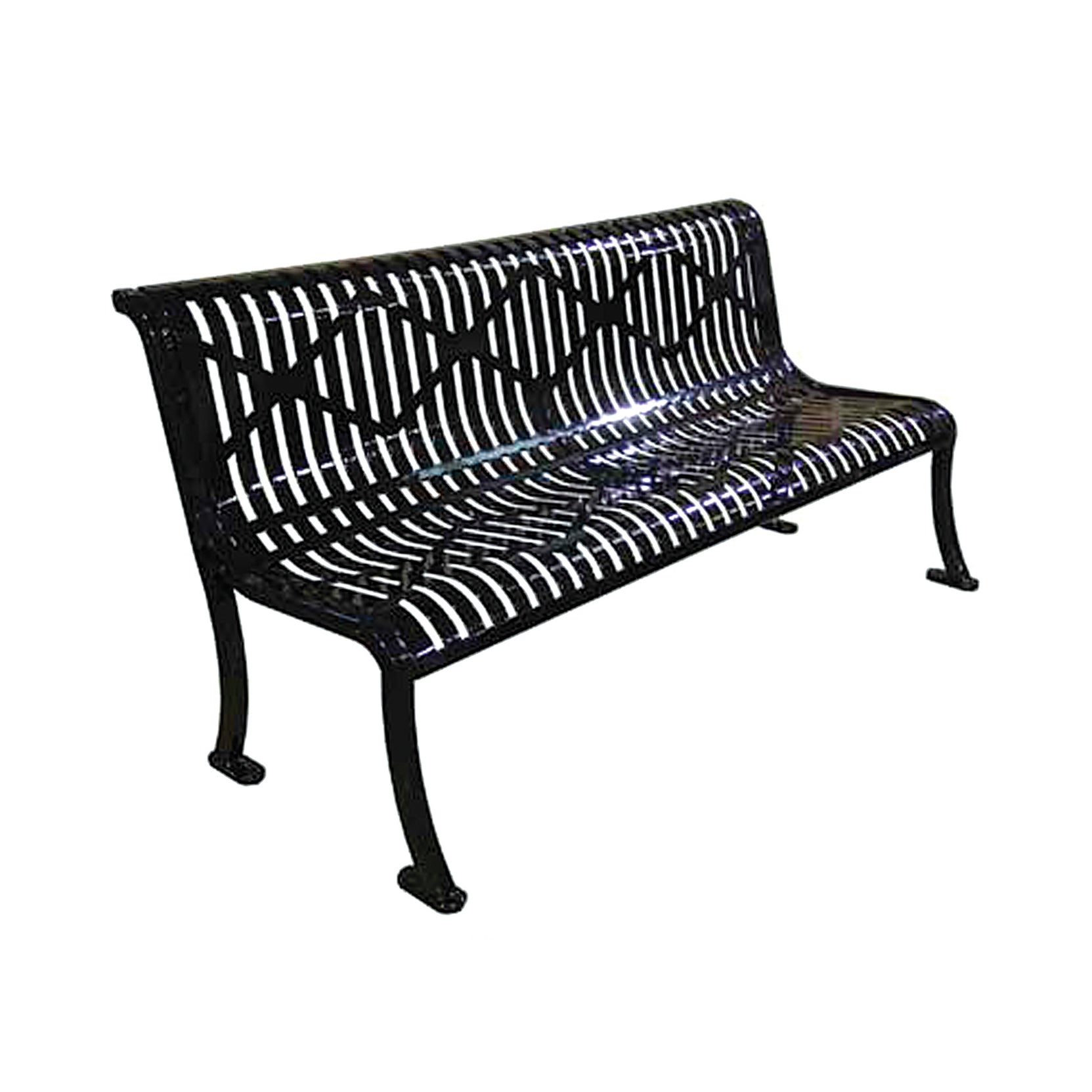 Armless Roll Diamond Bench