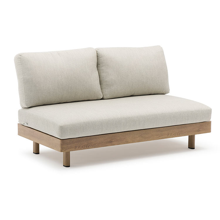 Luxury Armless Two-Seater Sofa