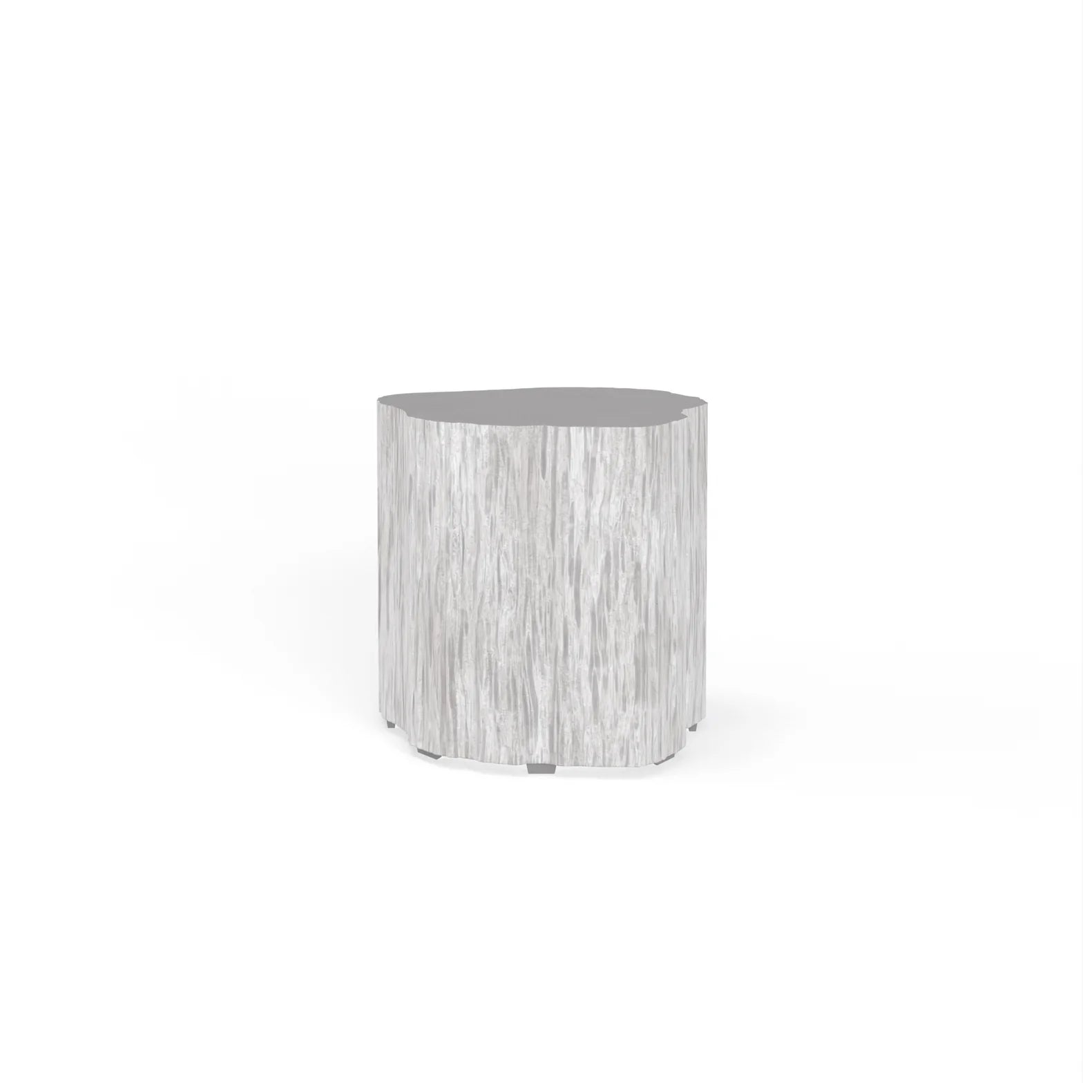 Pebble Tree Trunk End Table