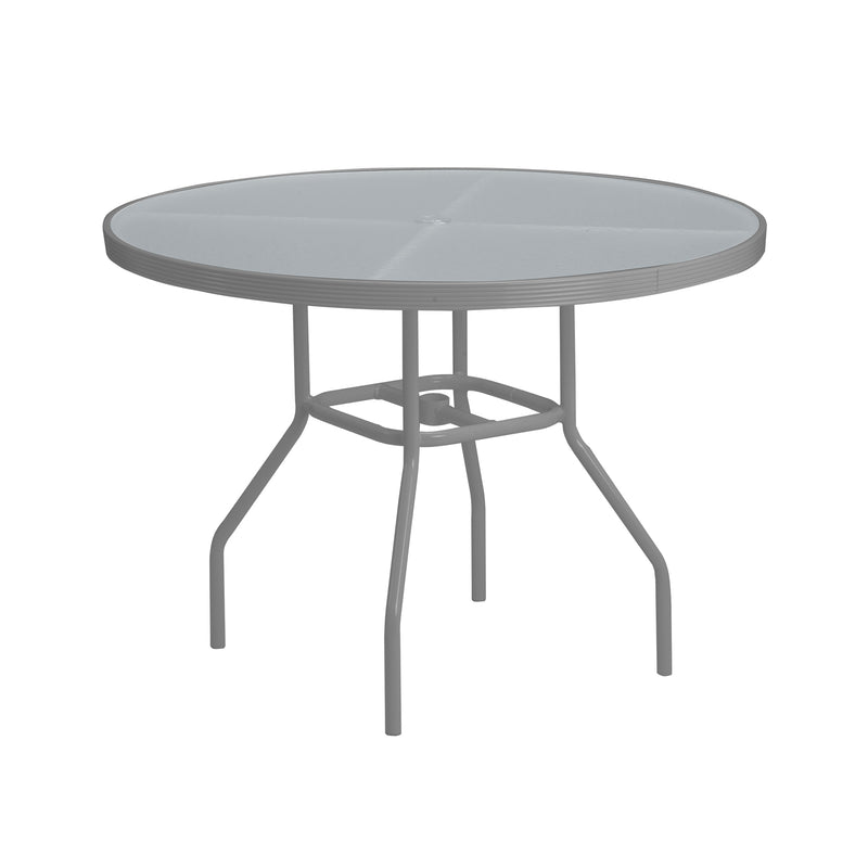 48″ Round Top Acrylic Dining Table