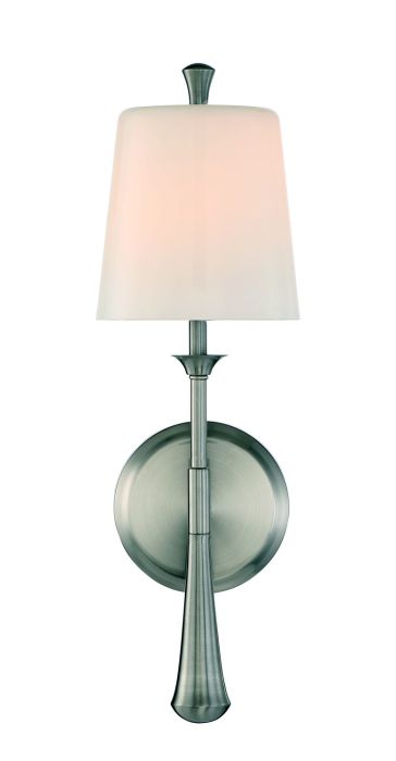 Palmer 1 Light Sconce in Brushed Polished Nickel