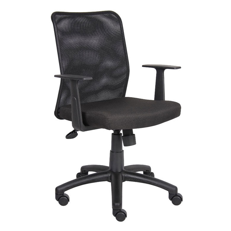 Boss Budget Mesh Task Chair W/ T-Arms