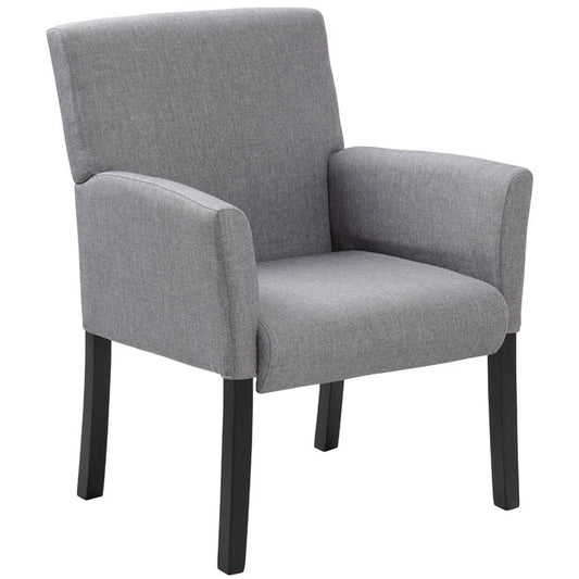 Boss Box Arm guest, accent or dining chair W/Black Base