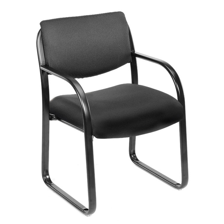 Boss Black Fabric Guest Chair