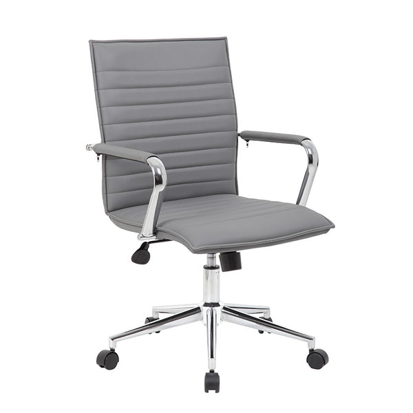 Boss Hospitality Task Chair with Fixed Chrome Arms