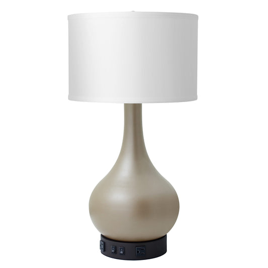 Truly Yours Desk Lamp with 2 Outlets