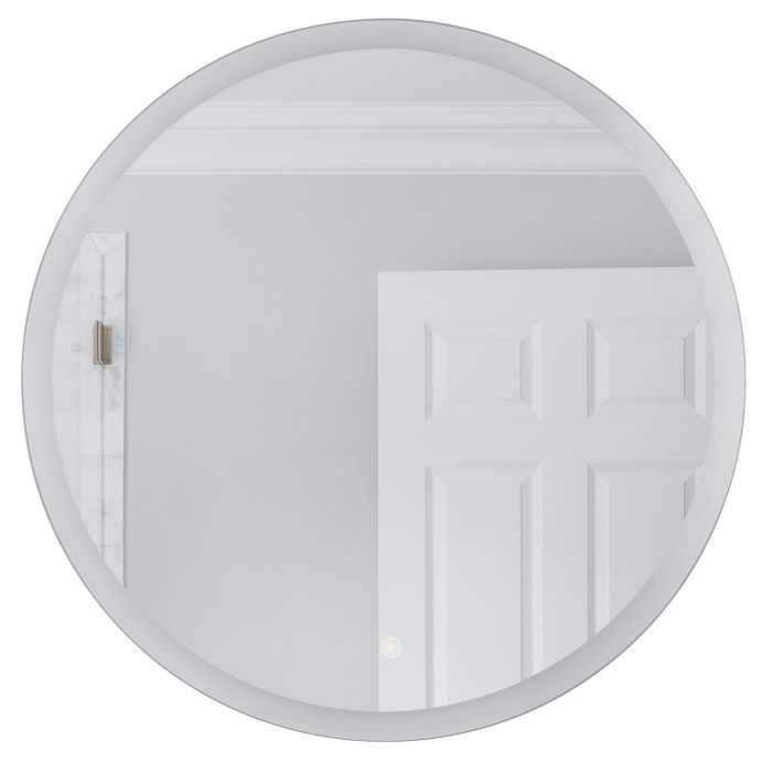 28" Round LED Mirror, Defogger and Dimmer, 3000K/4000K/5000K