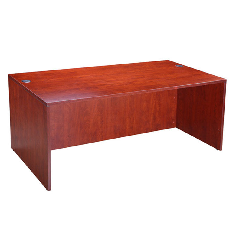 Boss Desk Shell, 71″W X 36″D, Cherry