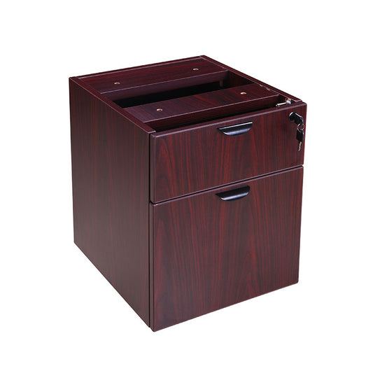 Boss 2 Hanging Pedestal-3/4 Box/File , Mahogany