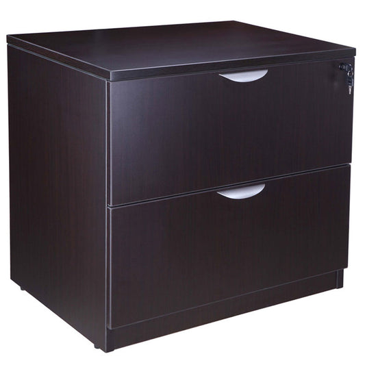 Boss 2-Drawer Lateral File, Mocha