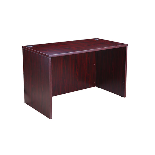 Boss Desk Shell, 48″W X 30″D, Mahogany