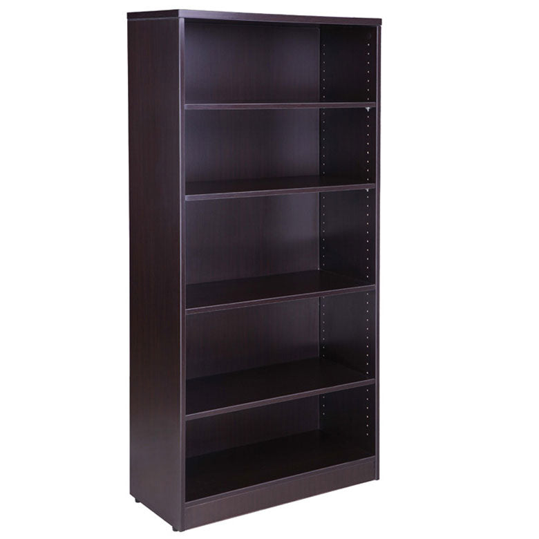 Boss Bookcase, 31.5W X14D X 65.5H Mocha