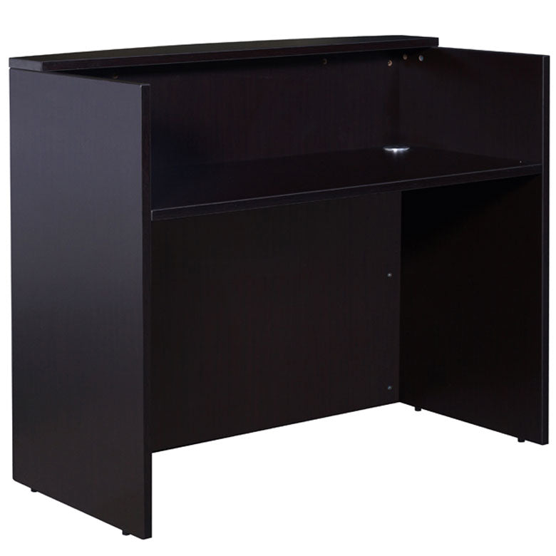 Boss 48″ Reception Desk, Mocha