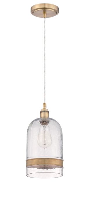 1 Light Mini Pendant in Antique Copper