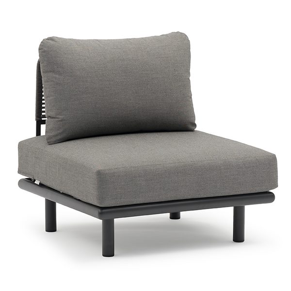 Pavilion Armless Chair Grey