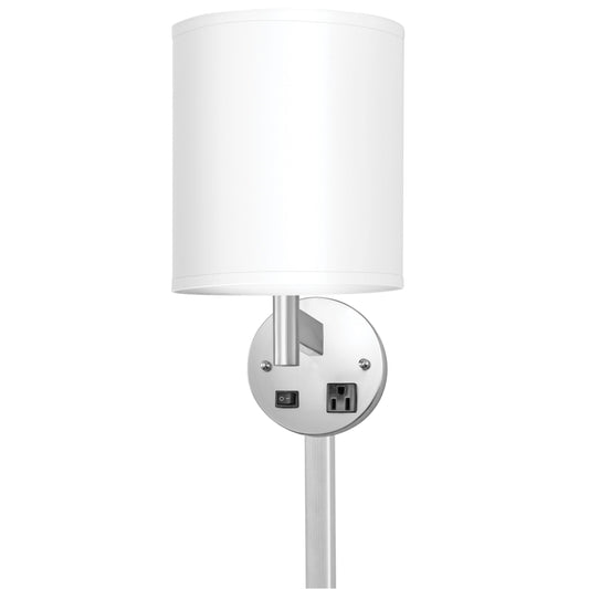 Corbel Single Wall Lamp with 1 Outlet