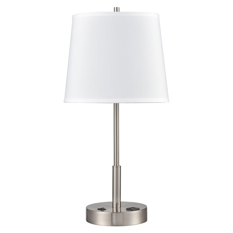 Englewood Single Table Lamp with 1 Outlet