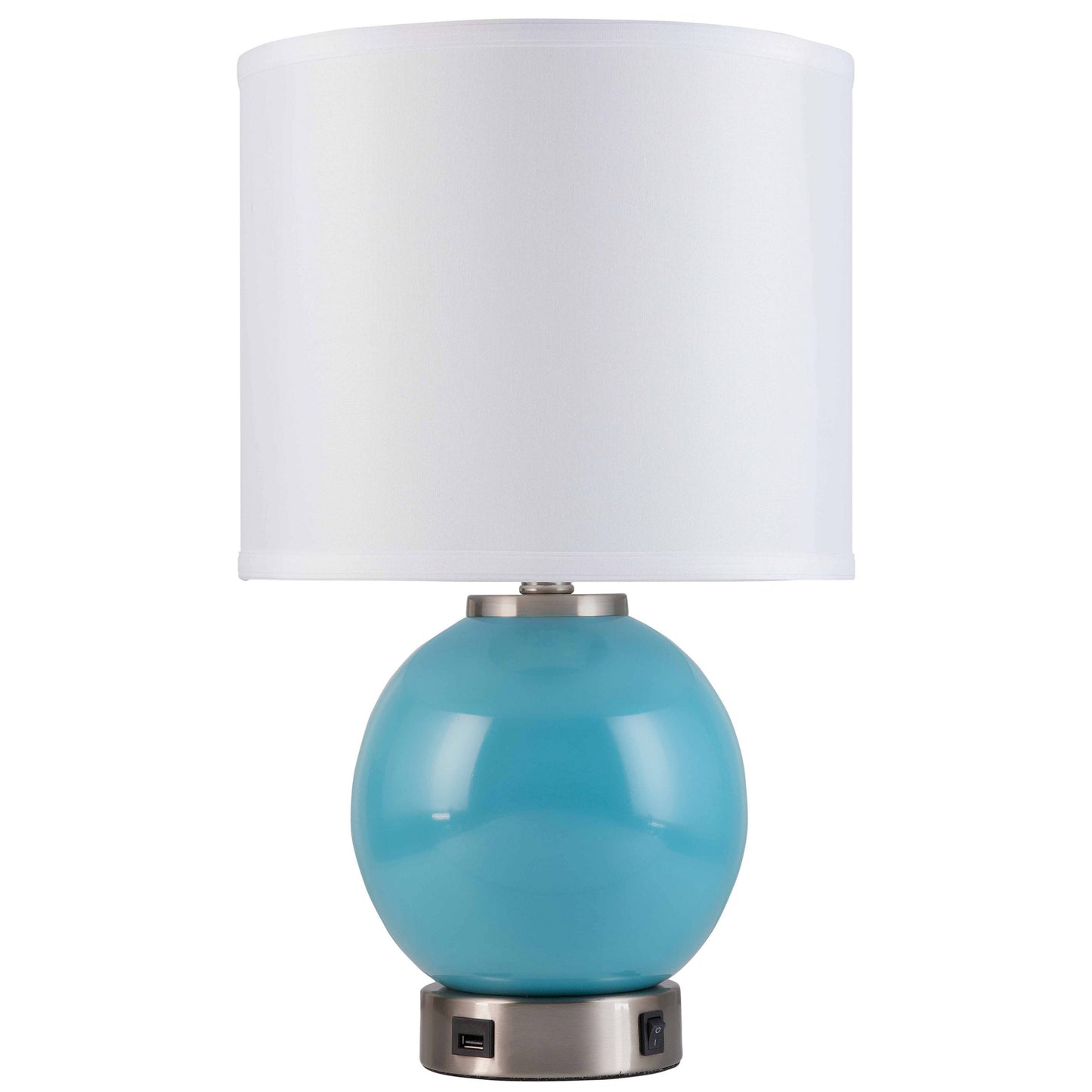 Sleep Desk Lamp with 1 Outlet & 1 USB