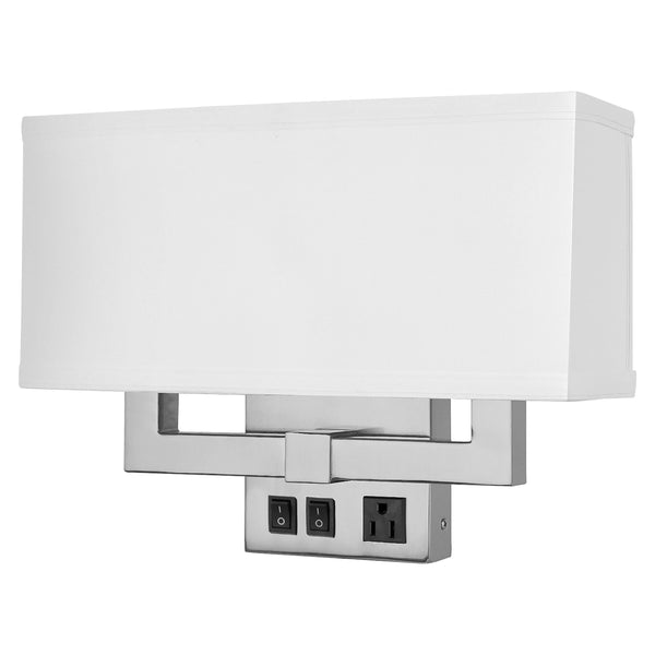 Gatsby Double Wall Lamp with 1 Outlet