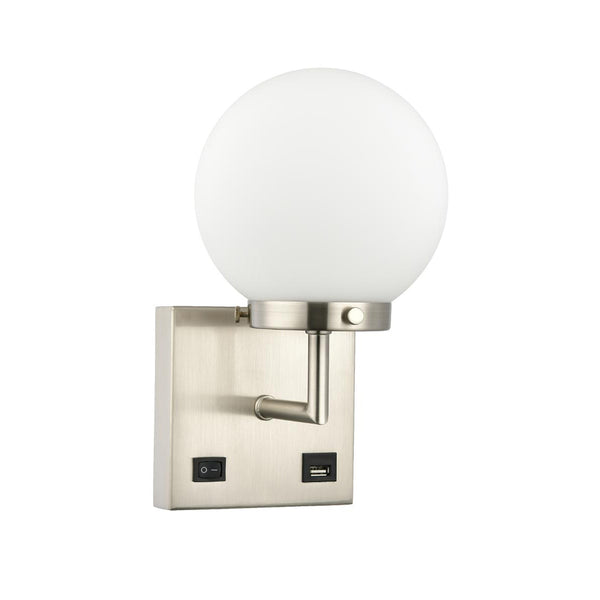 Microtel Moda Guestroom Sconce at Bedside