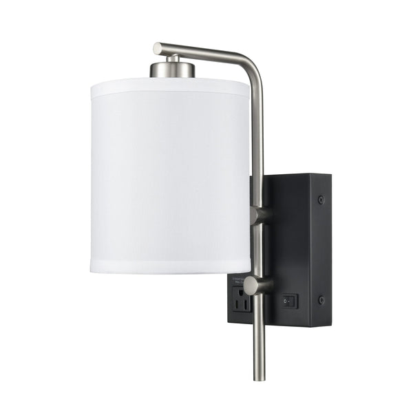 Valeria Single Wall Lamp with 1 Outlet