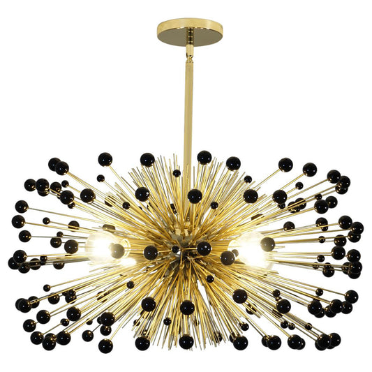 Cosmo Luxe Gold & Black Ceiling Pendant