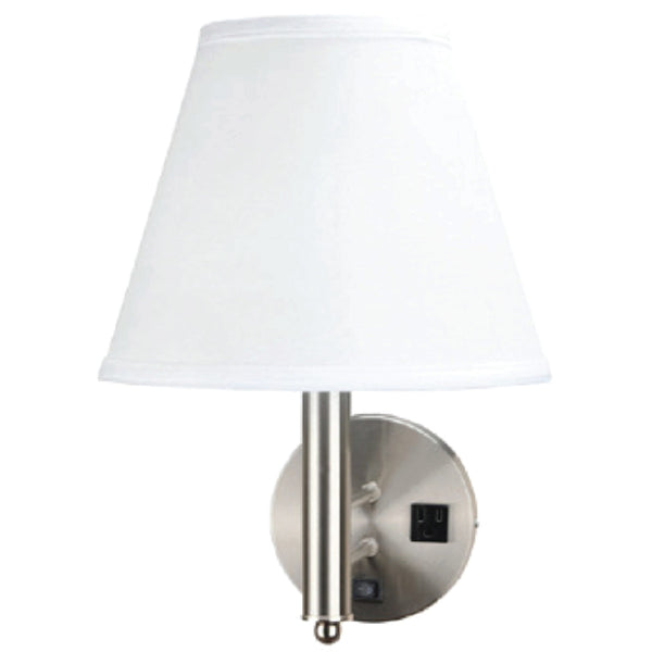 Single Wall Lamp with 1 Outlet