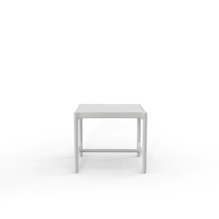 Pebble 21” Square All Aluminum End Table