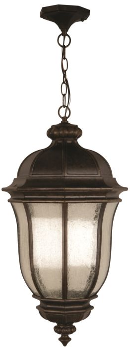 Harper 3 Light Outdoor Pendant in Peruvian Bronze Outdoor