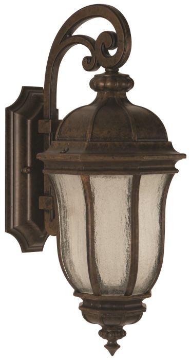 Harper 3 Light Large Outdoor Wall Mount in Peruvian Bronze Outdoor