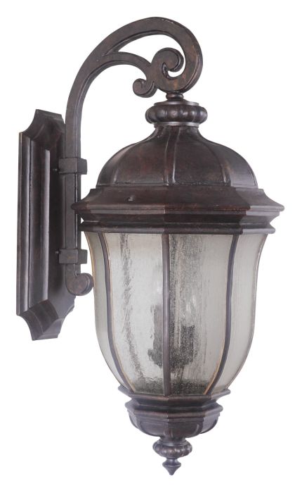 Harper 3 Light Extra Large Outdoor Wall Mount in Peruvian Bronze Outdoor
