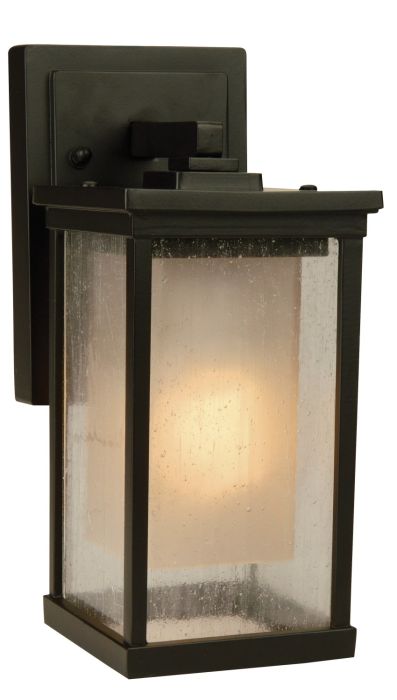 Riviera 1 Light Small Outdoor Wall Mount in Oiled Bronze Outdoor