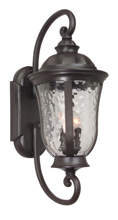 Frances 3 Light Large Outdoor Wall Mount in Oiled Bronze Outdoor