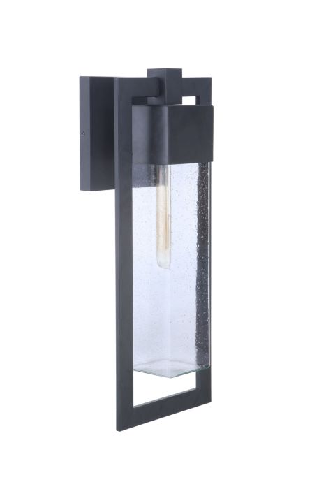 Perimeter 1 Light Large Outdoor Wall Mount in Midnight