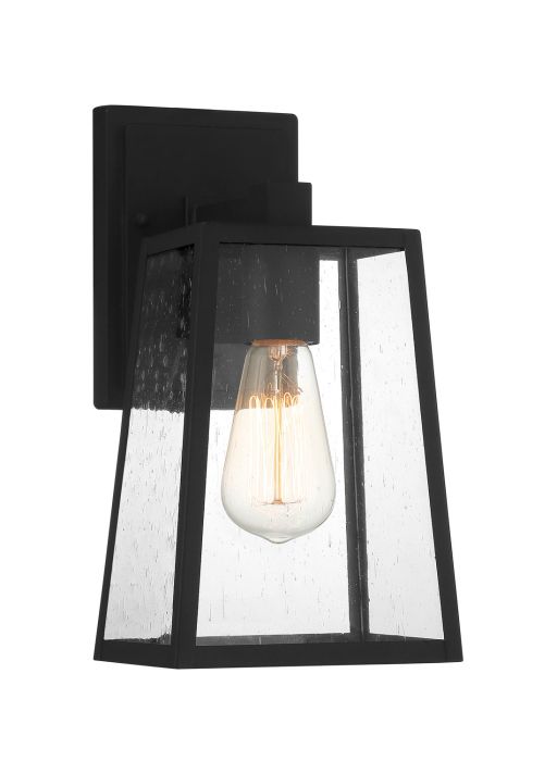 Dunn 1 Light Medium Outdoor Wall Mount in Textured Black