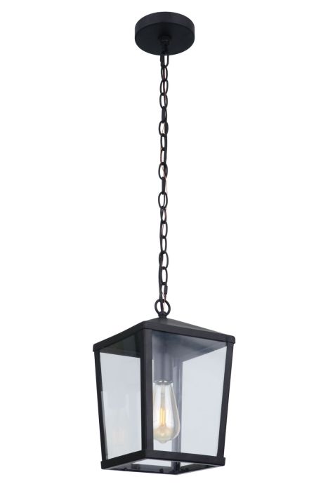 Olsen 1 Light Medium Outdoor Pendant in Midnight
