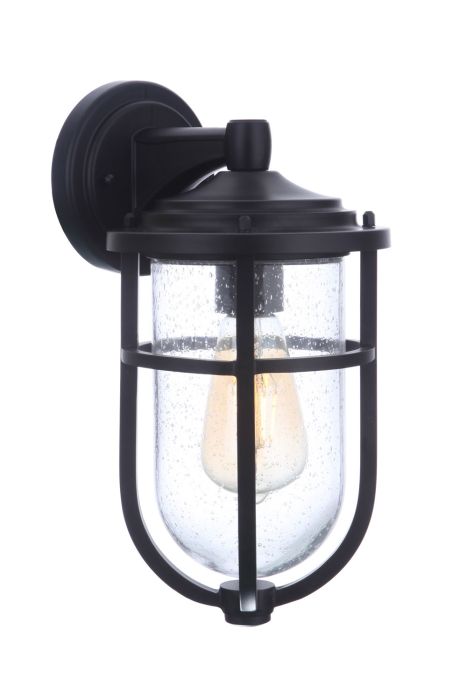 Voyage 1 Light Small Outdoor Wall Mount in Midnight